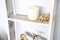 Rustic Farmhouse 5ft Reclaimed Wood Decorative Bookcase Picket Ladder
